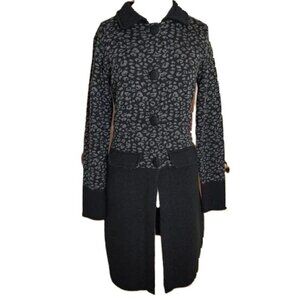 Alpaca Wool Sweater Duster Cardigan Scandi Girl Northland‎ Lagenlook Boho Button